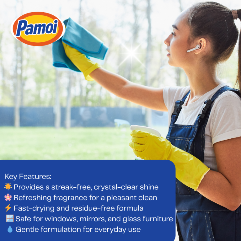 ✨ Pamoi Glass Cleaner Crystal Shine